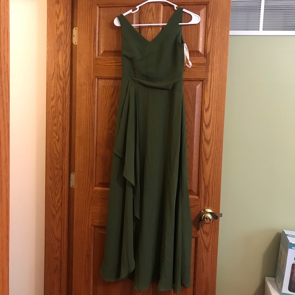 Azazie Bridesmaid dress olive